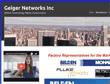 Tablet Screenshot of geigernetworks.com